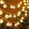 Luz de Fio Floco de Neve Impermeável para Exterior, Fio para Casa, Decoração de Interior Decorativa, Luzes Decorativas de Floco de Neve para Natal, Festa, Branco Quente