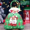 Bolsa de Regalo Navideña Bolsa de Regalo Bolsa de Dulces Bolsa de Regalo de Papá Noel Suministros Navideños Accesorios Caja de Regalo de Terciopelo Dorado