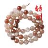 Zhuming Trade Cuentas de Cristal de Cabello Rojo Natural Cuentas Sueltas Cuentas de Cristal de Cabello de Cobre Pulsera Collar Accesorios de Joyería Venta al por Mayor