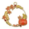 Venta Caliente Transfronteriza Acción de Gracias Hoja de Arce Calabaza Pavo Ardilla Creativo Accesorio DIY Llavero Colgante Pequeño