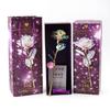 Imitação Folha de Ouro 24K Flor Rosa Caixa de Presente Dia dos Namorados Cor Ouro Flor Rosa Banhada a Ouro Presente Fornecimento Transfronteiriço