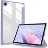 Funda Protectora Adecuada para Tableta Samsung Galaxy Taba8 Funda Transparente Acrílica 10.5 pulgadas 70% de descuento Funda de Cuero con Soporte
