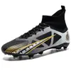 Zapatos de Fútbol de Caña Alta Transfronterizos para Adolescentes, Ag Clavo Largo y Multitacos Profesionales para Competición y Entrenamiento, Disponibles para Venta al por Mayor Zapatos de Fútbol Multitacos