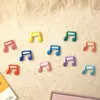 Patches de Tecido Bordados de Cogumelo, Abelha, Nota Musical, Sorvete Adesivos para Decoração de Roupas e Chapéus Desenho Animado Fofo