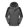 Ropa de Carga para Exteriores Tres en Uno Mono de Dos Piezas para Hombres y Mujeres Chaqueta Gruesa Cálida de Forro Polar