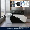 Cama de Massagem Elétrica para Lavar Cabelo para Salões de Beleza e Barbearias, Cama de Shampoo com Circulação de Água Terapia Capilar para Cuidados com o Cabelo