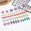 Pegatinas de gemas se pueden fijar pegatinas acrílicas para teléfono móvil creativas diy Perla dibujos animados infantiles color flor Pegatinas de Perla Diamante