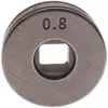 1kg Arame de Solda Mig Autoprotegido Sem Gás Alimentador Quadrado Dentado 25mm Roda Guia do Alimentador de Arame 250