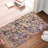 Alfombra Doméstica para Puerta de Entrada, Tapete de Piso para Pies, Grueso, Antideslizante, Suministro de Comercio Exterior Transfronterizo, Tapete Absorbente para Baño
