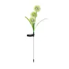 Lanterna girassol de energia solar transfronteiriça flor artificial externa gramado pátio jardim lugar decorativo lâmpada de atmosfera festiva