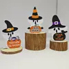 Os Enfeites de Halloween Mais Quentes da Amazon 2025 Decorações de Fantasma de Madeira Enfeites para Festa em Casa Artesanato em Madeira