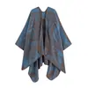 Xale Etnia Yunnan Estilo Outono/Inverno Xizang Yunnan Imitação Caxemira Manto Capa Jacquard Xale para Aquecimento
