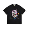 Algodón Puro Talla Europea Modelo Nuevo Temática de Mono Surtido Transfronterizo Listo para Enviar Bape Suministro Estable a Largo Plazo Unisex Casual Deportivo Camiseta de Manga Corta