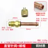 Geladeira Freezer Adicionar Refrigerante Válvula Unidirecional Adicionar Bico de Gás Flúor Ar Condicionado Conector de Bico para Adição de Líquido Armazenamento a Frio Unidade de Água Fria Válvula de Agulha de Cobre