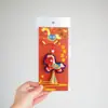 Festival de Mitad de Otoño Cultural y Creativo Forma Irregular Forma de Caballo Bolsita Aromática con Amuleto de Buena Suerte y Amuleto de Oración Pacífica