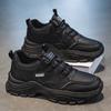 Zapatos blancos transpirables de otoño para hombre, zapatillas de estilo coreano, de suela gruesa, a la moda, informales, para correr, para papá