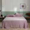 Lençol de Cama Veludo Bom Estilo Japonês Liso Lençol de Cama Veludo Coral Quente de Inverno Cobertor de Cama Veludo de Leite Espessado Roupa de Cama