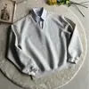 Moletom Casual Gola Polo Falso Duas Peças para Homem na Primavera e Outono Manga Longa Loose Cleanfit Estilo Preppy de Alta Qualidade