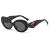 2023 Nuevas Gafas de Sol Transfronterizas para Hombre, Modernas, Ovaladas, Anti-UV, Moda, Celebridad de Internet, Sesión de Fotos Callejera, Gafas de Sol Europeas y Americanas para Mujer