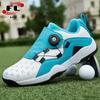 Sapatos de Golfe Masculinos e Femininos Direto da Fábrica Esportes ao Ar Livre Sapatos Casuais Antiderrapantes Respiráveis Fivela de Botão Sapatos de Treino