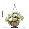 Nuevos Maceteros de Hierro Europeos y Americanos para Pared, Cestas de Flores, Colgantes de Pared, Cestas Colgantes, Suministros de Decoración de Pared para Sala de Estar y Dormitorio