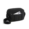 En Stock Amazon Bolso Cruzado Ligero de un Solo Hombro para Mujer, Nylon Relleno Esponjoso Tote para Teléfono Móvil Lona Bolso Cuadrado Pequeño