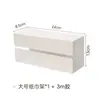 Caixa de Armazenamento de Armário com Espelho para Toalhas de Rosto, Caixa de Lenços de Papel de Algodão Montada na Parede do Banheiro, Rack de Armazenamento para Banheiro, Magnético Destacável