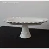 Estante para Cubiertos Plateado y Negro, Soporte de Exhibición para Postres, Mesa de Postres, Soporte de Exhibición Texturizado Estilo Dinero Antiguo de Metal, Plato para Frutas