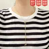 Dropshipping Europeu e Americano Aço Titânio Aço Inoxidável Dourado Não Desbota Borboleta Franja Pingente em Formato de Y Corrente Nova Moda