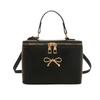 Bolso pequeño elegante y a la moda para mujer, bolso bandolera de nicho moderno y elegante, bolso de mano tipo caja.