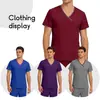 Uniforme de Enfermagem Hospitalar Médico Uniforme de Enfermagem Roupas de Trabalho para Spa Clínica Odontológica Conjunto de Roupas de Trabalho para Salão de Beleza Odontológica