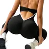 Monos Europeos y Americanos de Ropa de Yoga, Monos Deportivos de Color Contrastante con Espalda Hermosa, Monos de Yoga para Fitness de Uso Exterior para Mujer, Transfronterizos