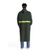 Impermeable extragrande, protección de cuerpo completo contra lluvia intensa, estilo largo y moderno, de una sola pieza para hombre adulto, tejido de punto engrosado y duradero, impermeable para exteriores