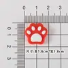 Patas de Gato Acessórios de Borracha Macia Decorações DIY Desenho Animado Personalizado Charms Fofos para Sapatos Ímãs de Geladeira Patches de Acessório de Pata de Urso
