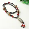 Venda Direta de Fábrica Cadeia de Suéter de Ágata Dzi de Nove Olhos do Tibete Estilo Étnico Tibetano Colar Dzi de Ágata Antiga para Homens e Mulheres