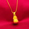 Colgante de oro y arena de Vietnam para mujer, NAFU, bolso de la suerte, collar con colgante de oro y arena de moda para mujer, venta al por mayor, colgante de bolso de la suerte