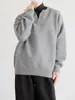 Suéter de Cuello V de Capa Base Calentadora Directo de Fábrica Tacto de Alta Gama Invierno para Hombre Estilo Coreano Holgado Informal Jersey de Punto