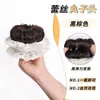 Pinza para el Pelo con Lazo de Pedrería Pieza para Moño Clip-On Corona Alta Herramienta para Moño de Flor Hacedor de Moños Perezosos Moño Esponjoso