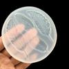 Nuevo Espejo Arcilla Arcilla Cristal Molde de silicona epoxi DIY hecho a mano pluma colgante para teléfono móvil