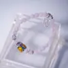 Muestra de Pulsera de Jade Liquidación Pulsera de Bolas de Colores Diversas Bolas de Jade Natural Pulsera Transparente como el Hielo Regalo de Cumpleaños