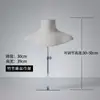 Lenço de seda bolsa de lenço suporte de exibição em T suporte de exibição de joias para colar aço inoxidável loja de roupas armazenamento de gravata chapéu