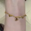 Pulseira Fina com Pingente Dupla Camada Popular do Xiaohongshu com Franjas, Estilo Exquisito e Versátil, Disponível para Dropshipping