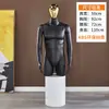 Modelo Masculino de Meio Corpo com Pernas Loja de Roupas Balcão Display Placa de Display para Vitrine Design Plástico Pintura Preto e Vermelho Tipo Mannequin