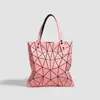 Bolsa Tote Acolchoada Patchwork Geométrico Tendência Nova Primavera/Verão 2026 Versátil Grande Capacidade Bolsa de Mão Floral Bolsa de Ombro para Compras