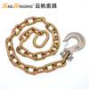Cadena de elevación G70, cadena NACM90-G70 estándar americana, fabricante de cadenas galvanizadas por inmersión en caliente.