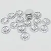Acrílico 12mm Diamante Acrílico Redondo Dupla Fileira GIPTINGS Fundo Plano Diamante Acessórios DIY Acessórios de Cabelo