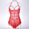 Comercio Exterior Encaje Recortado Tirantes Sexy Una Pieza Sexy Europeo y Americano Venta al por Mayor Mono de Mujer Estilo Transfronterizo 2009