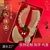 Venta al por mayor del fabricante Peine de cuerno natural engrosado Peine de masaje Juego de caja de regalo de boda Peine para el Día de la Madre Regalo para mujer