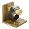 Soporte de Reloj de Madera Pantalla de Relojes y Pulseras para Escritorio Estante de Exhibición de Pulseras Marrón Rústico Estante de Almacenamiento para Accesorios de Fotografía