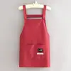 Delantal Moderno Resistente al Agua para Cocina, Cinturón Ajustable, Diseño Estampado, Adecuado para Uso Doméstico, Catering, Trabajo, Unisex